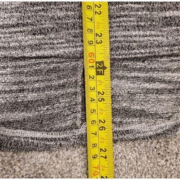 Olive & Oak Hi-Low 3/4 Sleeve Top Sheer Dolman Tunic  Small Black White - Picture 8 of 8